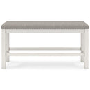  Signature Design by Ashley Robbinsdale D642-09 Double Counter Upholstered Bench IMAGE 2