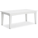  Signature Design by Ashley Hyland wave P111-701 Rectangular Cocktail Table IMAGE 1