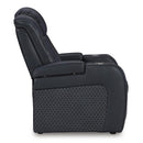  Manufacturer Color_Sapphire -- Fyne-Dyme 3660313 Power Recliner with Adjustable Headrest IMAGE 4