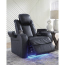  Manufacturer Color_Sapphire -- Fyne-Dyme 3660313 Power Recliner with Adjustable Headrest IMAGE 7