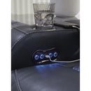  Manufacturer Color_Sapphire -- Fyne-Dyme 3660315 Power Reclining Sofa with Adjustable Headrest IMAGE 14