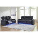  Manufacturer Color_Sapphire -- Fyne-Dyme 3660315 Power Reclining Sofa with Adjustable Headrest IMAGE 17