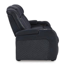  Manufacturer Color_Sapphire -- Fyne-Dyme 3660315 Power Reclining Sofa with Adjustable Headrest IMAGE 4