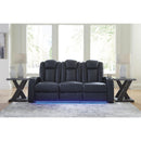  Manufacturer Color_Sapphire -- Fyne-Dyme 3660315 Power Reclining Sofa with Adjustable Headrest IMAGE 6