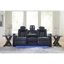  Manufacturer Color_Sapphire -- Fyne-Dyme 3660315 Power Reclining Sofa with Adjustable Headrest IMAGE 7