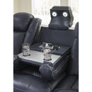  Manufacturer Color_Sapphire -- Fyne-Dyme 3660315 Power Reclining Sofa with Adjustable Headrest IMAGE 8
