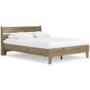  Size_Queen -- Deanlow EB1866B3 Queen Platform Panel Bed IMAGE 1