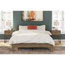  Size_Queen -- Deanlow EB1866B3 Queen Platform Panel Bed IMAGE 7
