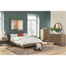  Size_Queen -- Deanlow EB1866B3 Queen Platform Panel Bed IMAGE 9