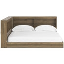  Size_Full -- Deanlow EB1866B5 Full Bookcase Storage Bed IMAGE 2