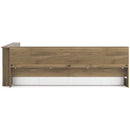 Size_Full -- Deanlow EB1866B5 Full Bookcase Storage Bed IMAGE 3