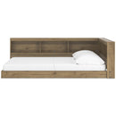 Size_Full -- Deanlow EB1866B5 Full Bookcase Storage Bed IMAGE 4