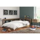  Size_Full -- Deanlow EB1866B5 Full Bookcase Storage Bed IMAGE 5