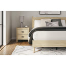  Size_Queen -- Cabinella EB2444B2 Queen Platform Panel Bed IMAGE 7
