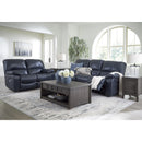  Manufacturer Color_Ocean -- Leesworth U4380974 Reclining Power Loveseat IMAGE 11