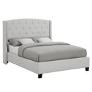  Size_Queen -- Eva 5111DV-Q Queen Platform Bed - Dove Grey IMAGE 1