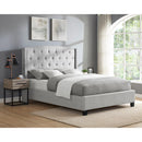  Size_Queen -- Eva 5111DV-Q Queen Platform Bed - Dove Grey IMAGE 2