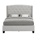  Size_Queen -- Eva 5111DV-Q Queen Platform Bed - Dove Grey IMAGE 4