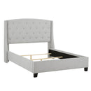  Size_Queen -- Eva 5111DV-Q Queen Platform Bed - Dove Grey IMAGE 5