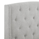  Size_Queen -- Eva 5111DV-Q Queen Platform Bed - Dove Grey IMAGE 6