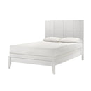  Size_Queen -- Denker B4712-Q Queen Bed - White IMAGE 1