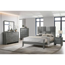  Crown Mark Denker B4715-2 Nightstand - Gunmetal IMAGE 2