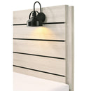  Size_Full -- Carter B6810 Full Platform Bed - White IMAGE 3