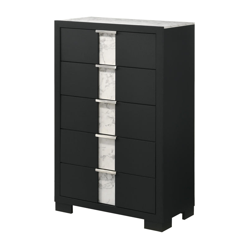 Crown Mark Rangley B6835-4 Chest - Black IMAGE 1