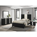  Size_Queen -- Rangley B6835-Q Queen Bed - Black IMAGE 3