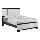  Size_Queen -- Remington B8162-Q Queen Bed - Black/White IMAGE 1
