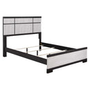  Size_Queen -- Remington B8162-Q Queen Bed - Black/White IMAGE 3