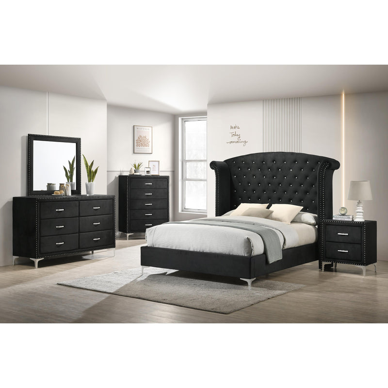  Crown Mark Lucinda B9265-1 Dresser - Black IMAGE 2