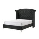  Size_Queen -- Lucinda B9265-Q Queen Panel Bed - Black IMAGE 1