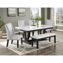  Crown Mark Vance 1319T-4272 Dining Table - Dove Grey IMAGE 2