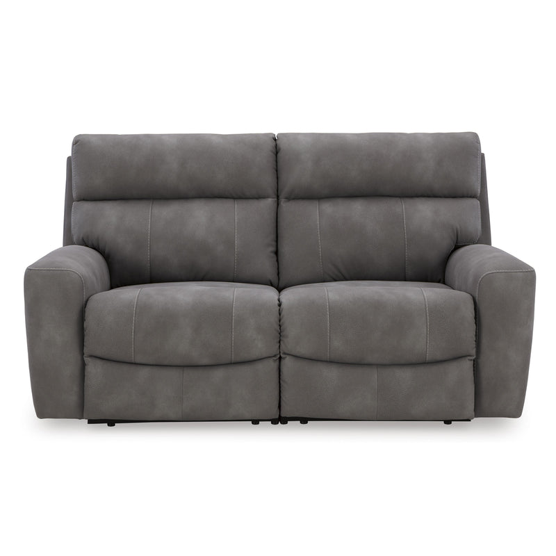  Manufacturer Color_Slate -- Signature Design by Ashley Next Gen DuraPella Power Reclining Leather Look 2 pc Sectional IMAGE 1