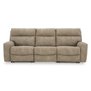  Manufacturer Color_Sand -- Next-Gen DuraPella 61004S2 3 pc Power Reclining Sectional Sofa IMAGE 1