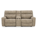  Manufacturer Color_Sand -- Next-Gen DuraPella 61004S3 3 pc Power Reclining Sectional Loveseat with Console IMAGE 1