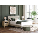  Size_Queen -- Cielden B1199-81 Queen Upholstered Bed with Roll Slats IMAGE 6