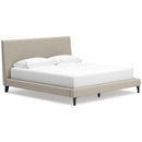  Size_King -- Cielden B1199-82 King Upholstered Bed with Roll Slats IMAGE 1