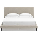 Size_King -- Cielden B1199-82 King Upholstered Bed with Roll Slats IMAGE 2