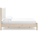  Size_King -- Cadmori B2615B7 King Upholstered Panel Bed IMAGE 3