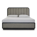  Size_California King -- Rowanbeck B821B5 California King Upholstered Panel Bed IMAGE 2