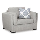  Manufacturer Color_Pewter -- Evansley 5450323 Chair and a Half IMAGE 1