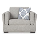  Manufacturer Color_Pewter -- Evansley 5450323 Chair and a Half IMAGE 2