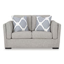  Manufacturer Color_Pewter -- Evansley 5450335 Loveseat IMAGE 2
