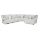  Manufacturer Color_Alloy -- Top Tier 92706S1 6 pc Reclining Sectional with Chaise IMAGE 1