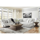  Manufacturer Color_Alloy -- Top Tier 92706S1 6 pc Reclining Sectional with Chaise IMAGE 5