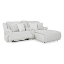 Manufacturer Color_Alloy -- Top Tier 92706S4 3 pc Reclining Sectional Sofa with Chaise IMAGE 2