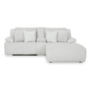  Manufacturer Color_Alloy -- Top Tier 92706S4 3 pc Reclining Sectional Sofa with Chaise IMAGE 3
