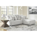  Manufacturer Color_Alloy -- Top Tier 92706S4 3 pc Reclining Sectional Sofa with Chaise IMAGE 4